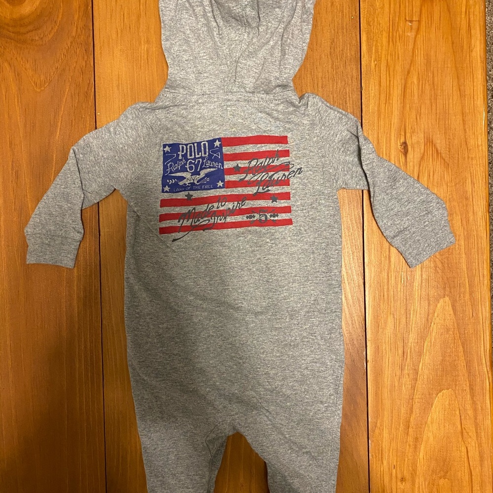 Hooded Ralph Lauren Bodysuit 🇱🇷